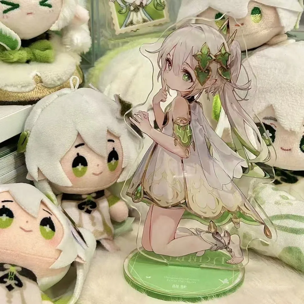Game Yuanshen Impact Nahida Acrylic Stand Lesser Lord Kusanali Anime Figure Desk Display Stand Cosplay Collection Gift Keychain