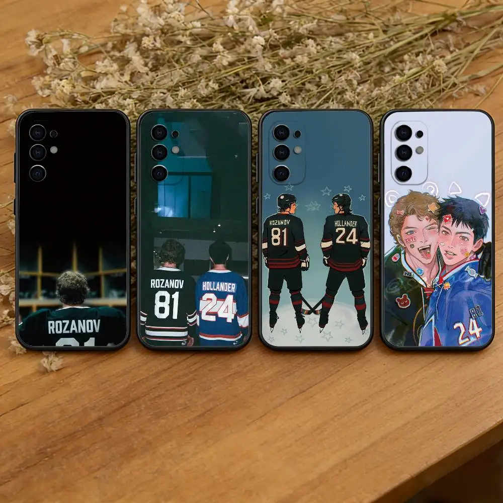 

Ice hockey H-Heated R-Rivalry Phone Case Black Silicone Soft For Samsung S25,S24,S21,S22,S23,S30,Ultra,S20,Plus,Fe,Lite