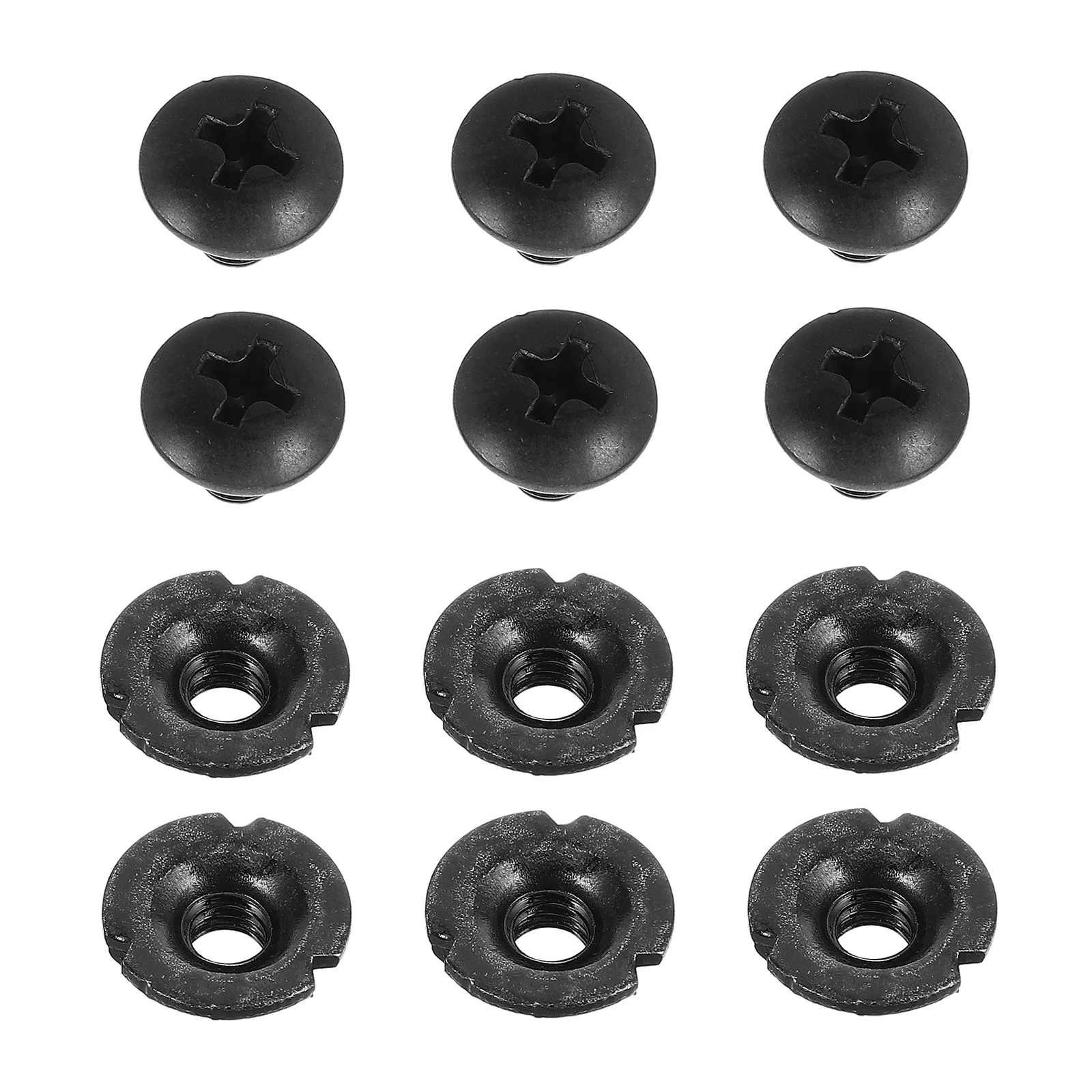 6Set Roller Skate Buckles Screws Quick Repair Lightweight Durable Energy Strap Replacement for Speed Skating Accessories