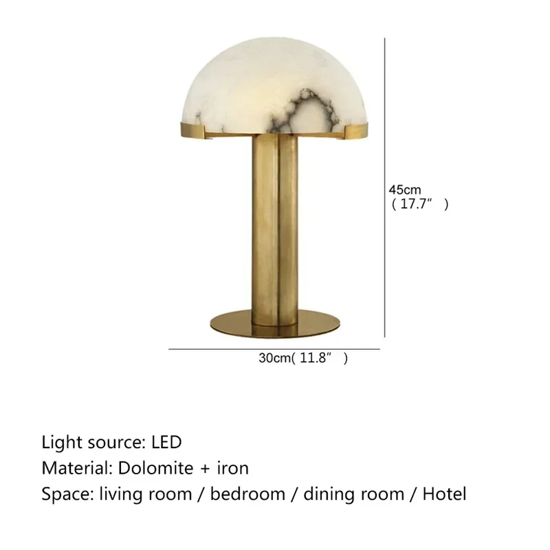 SOFITY Nordic Table Lamp Modern Creative Design Mushroom Desk Light Fashion Decor for Home Living Room Bedroom