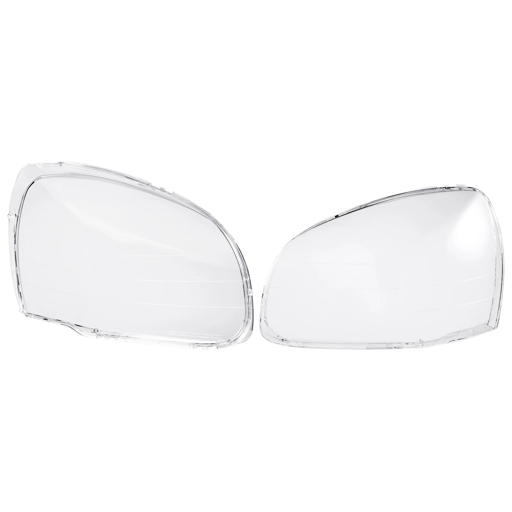 AEA7-1 Pair For Santa Fe 2001 02 03 04 05 2006 Car Headlight Lens Cover Head Light Lampshade Front Auto Light Shell
