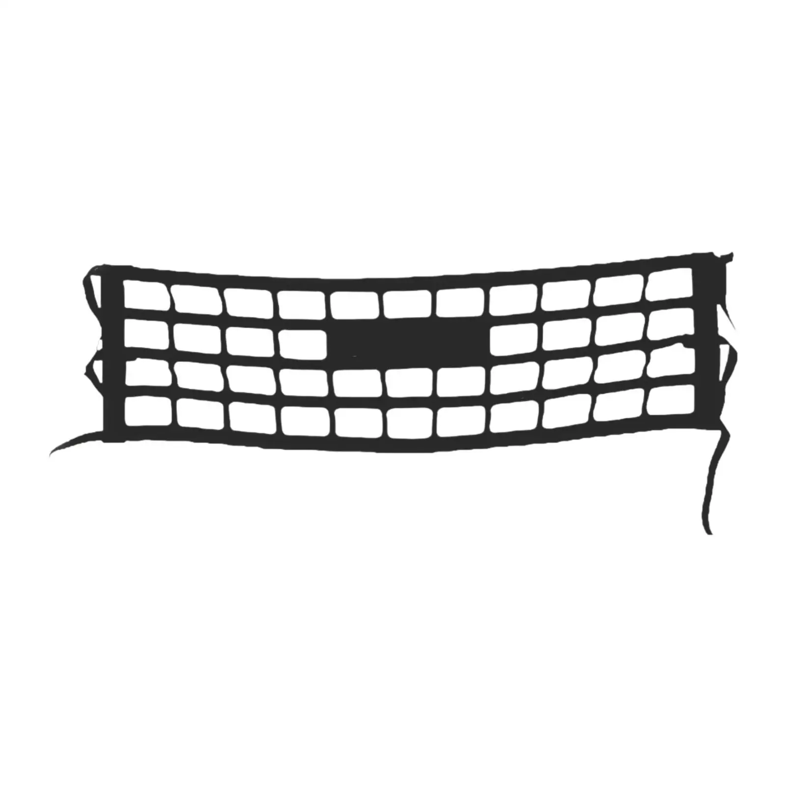 Cargo Tailgate Net Black Cargo Securement Net for RV Trailer Truck Bed