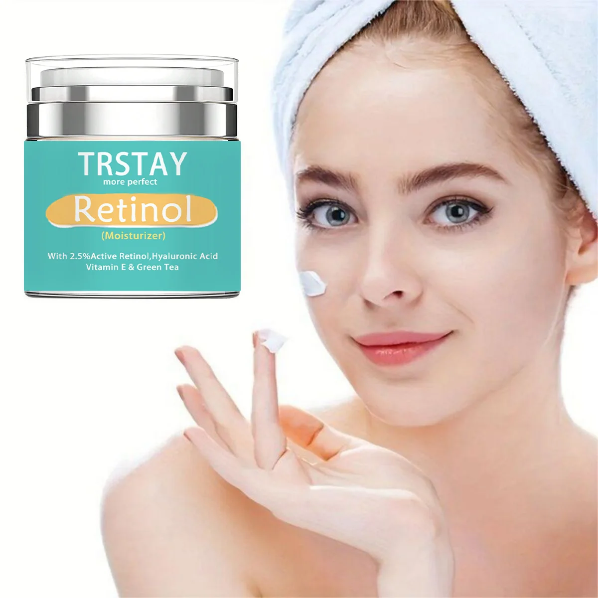 YRFKT Anti Aging Face Cream Miracle Retinol Whitening Serum for Face with 2.5% Retinol Hyaluronic Acid Vitamin E Skin Care