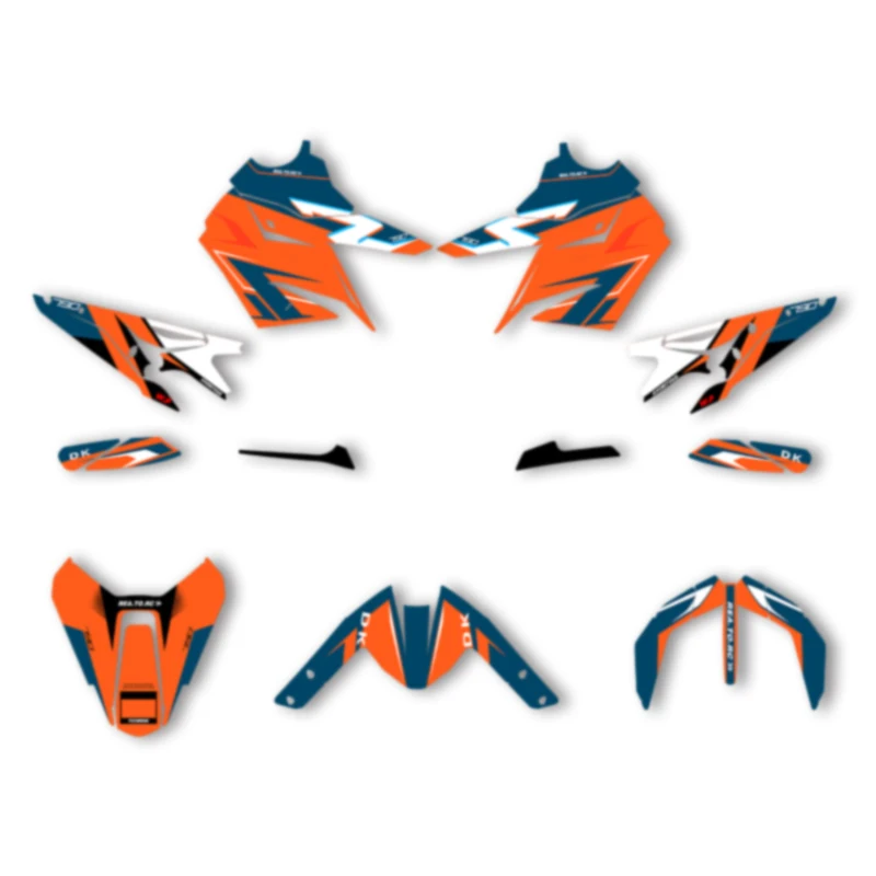 

DSMTECH Motorcycle Graphics For KTM 2018 2019 2020 2021 DUKE 18-21 DUKE 790 890 Decal Stickers Kits 008