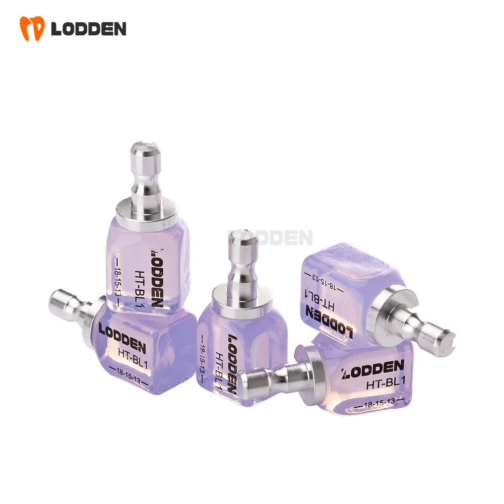Lodden C14 HT Reines Kristall-Bernstein-Lithiumdisilikat-Glaskeramikblock CAD CAM Dentallabor-Material für Veneer-Restaurierungen – Detail 5