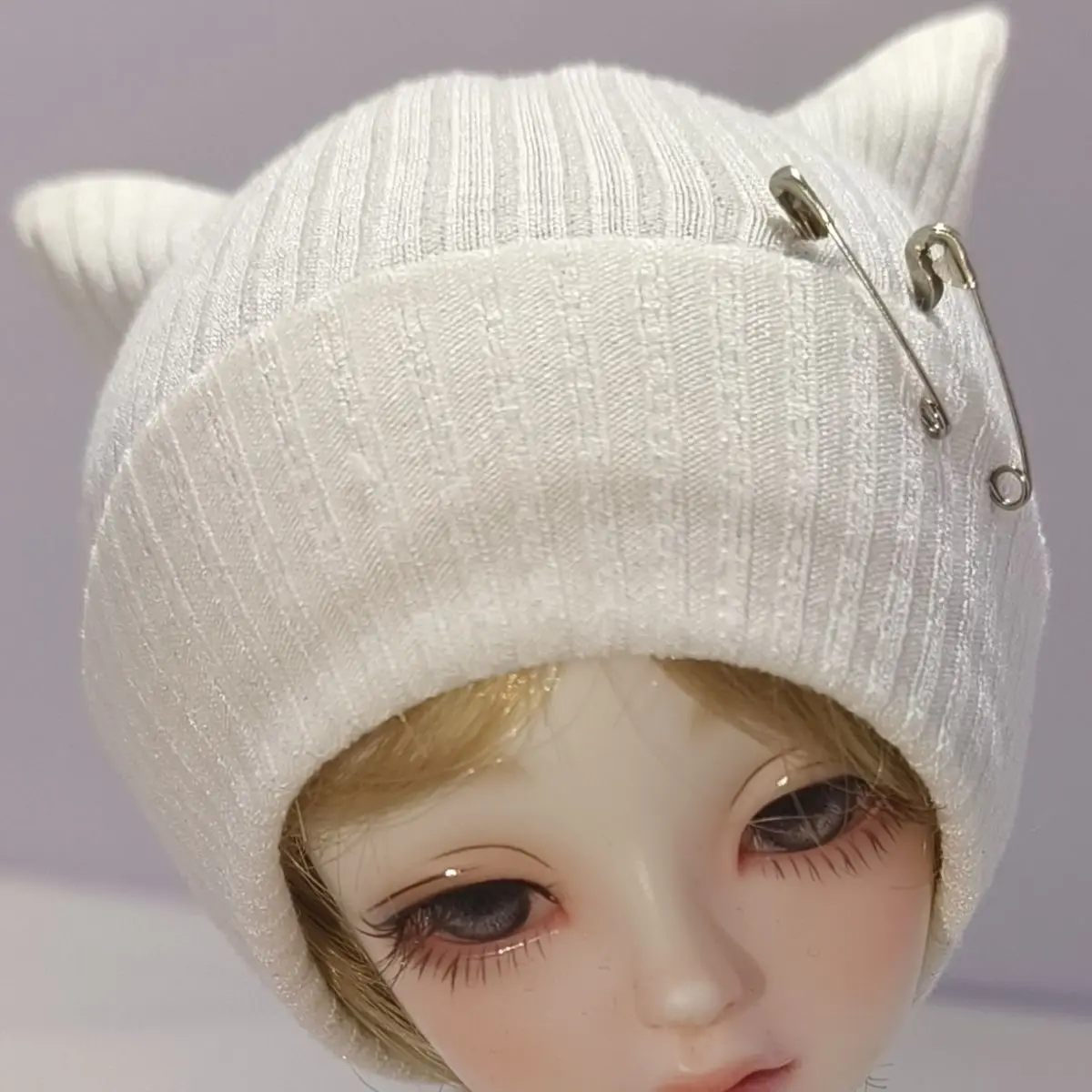 1/4 1/3 1/6 Doll Hat Cat Ear Knitted Hat Fit To Men & Women Bjd Doll Diy Girl Toy Dress Up Fashion Gift Doll Accessories,no Doll