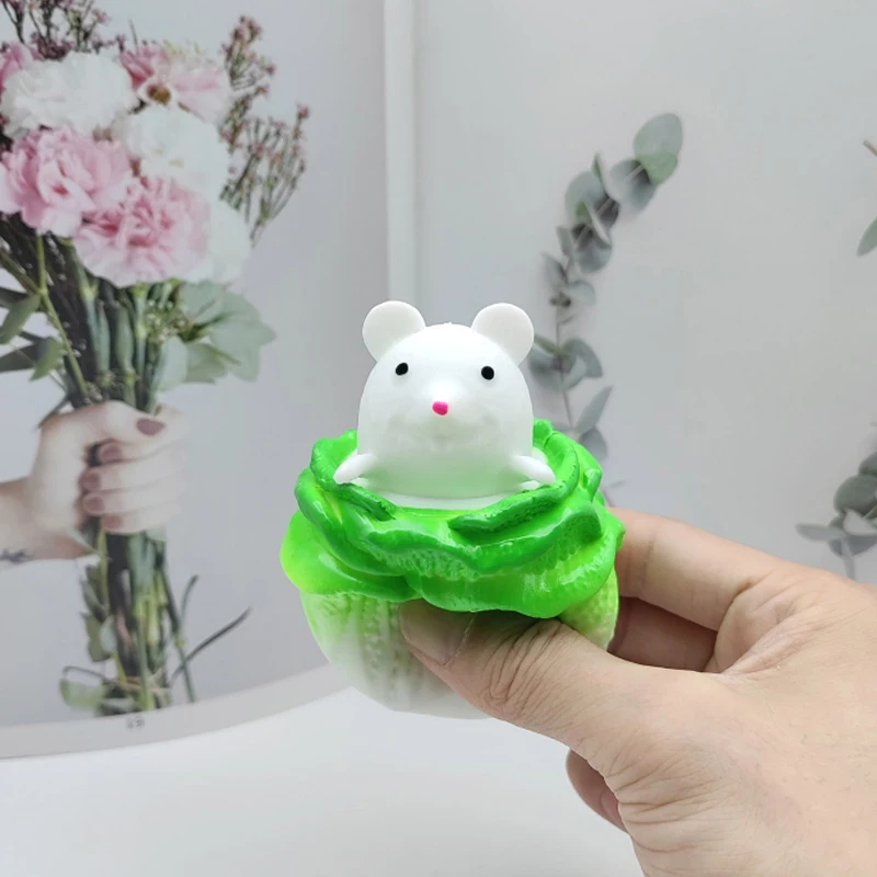 Jouet Anti-Stress chou cochon presser Fidget jouets Tpr Squishy Anti-Stress drôle soulagement du Stress pour enfants adultes cadeau accessoire J160