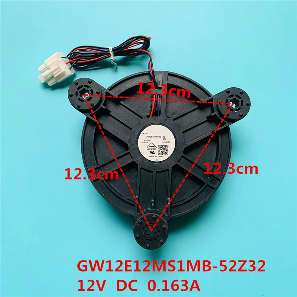 

1 PCS 12V 0.163A Refrigerator Fan for Haier Freezer Cooling Fan Motor GW12E12MS1MB-52Z32 Refrigerators Refrigeration 3Lines