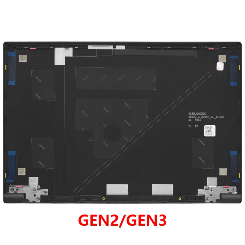 جديد لينوفو ثينك باد E14 Gen2 GEN3 غطاء خلفي LCD أسود للكمبيوتر المحمول/الإطار الأمامي/المفصلات/مسند اليد/الغطاء السفلي/لوحة المفاتيح