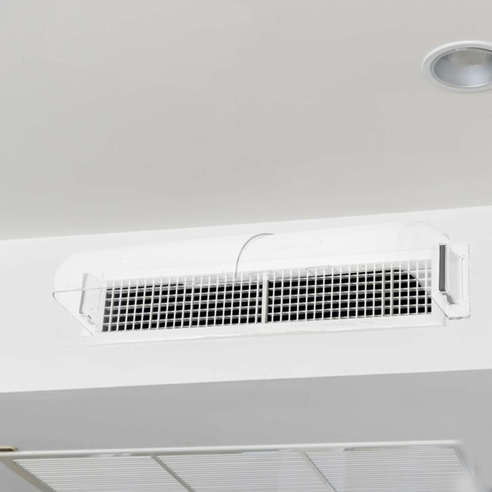 Magnetic Air Conditioner Deflector Adjustable Length for Home Ceiling Vent Wind Shield Direct Blowing Airflow Cover Air Vent