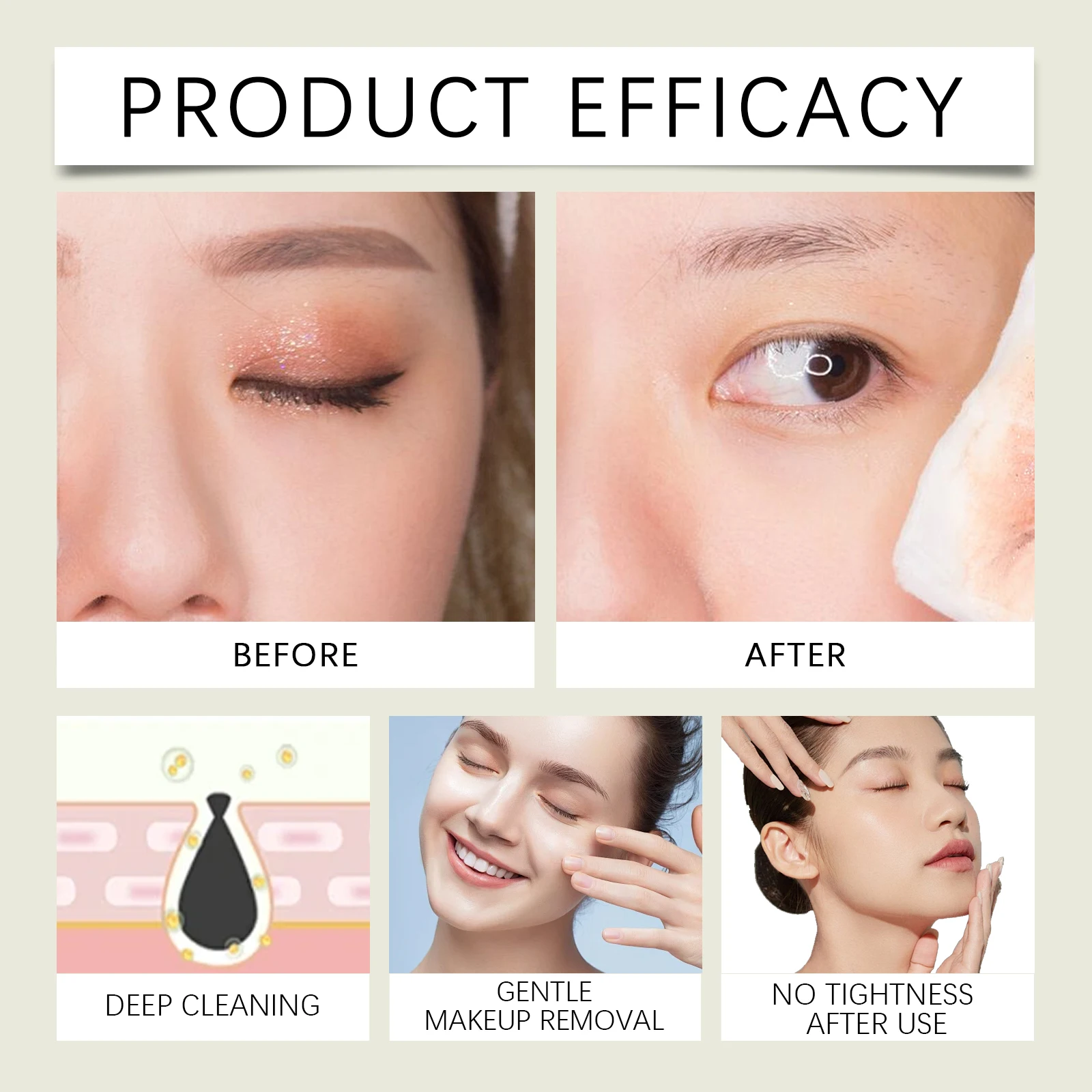 Cleansing Oil Removes Facial Makeup, Dirt,and Oil,purifies Pores,nourishes,moisturizes,brightens,and Removes Makeup Skincare