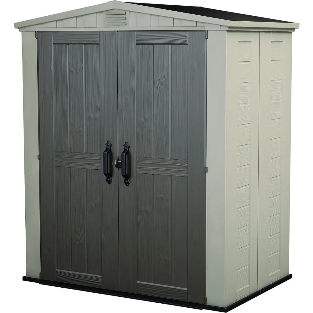 

Outdoor Storage Shed, 6x3FT Tall, Perfect To Store Patio Furniture, Storage Shed Weather Resistance, Outdoor Storage Room