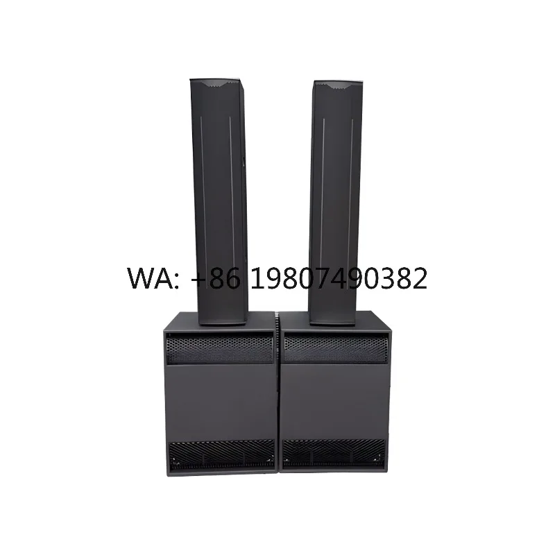 3000W 18 Inch DSP Active Subwoofer Matched 4*8 Inch Column Speaker Professional Stage High Power Audio Sound System
