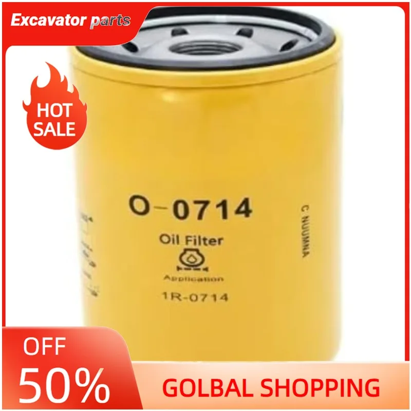 

Масляный фильтр дизельного двигателя экскаватора 1R0714 9N6007 LF3328 B75 LF3328 для 910F (1R0714)