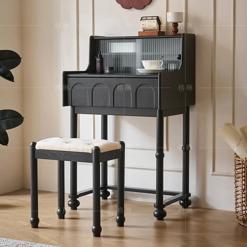 Table Cabinet Drawers Storage Modern Dressing Wood Bedroom Vanity Table Closets Organizer Vintage Vestidores Chinese Furniture