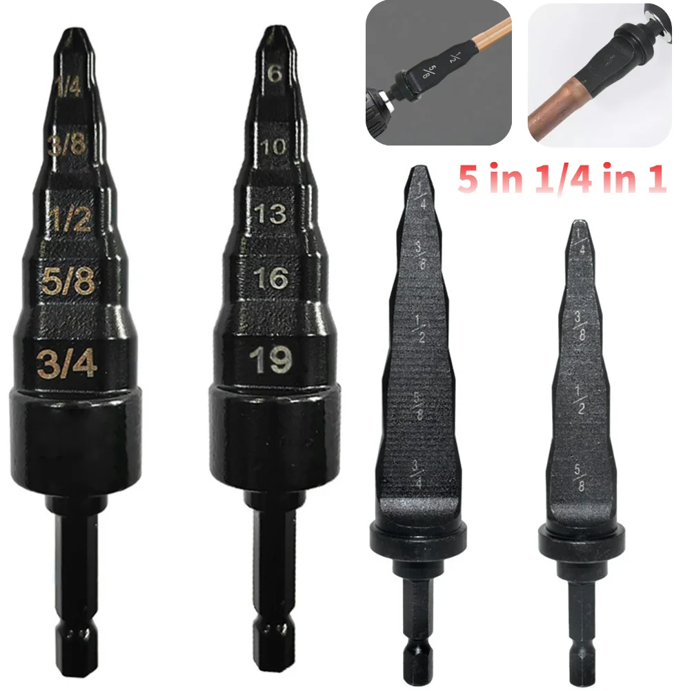 Air Conditioner Copper Pipe Expander Swage Tube Electric Drill Bit Flaring Expander HVAC Repair Tool 1/4