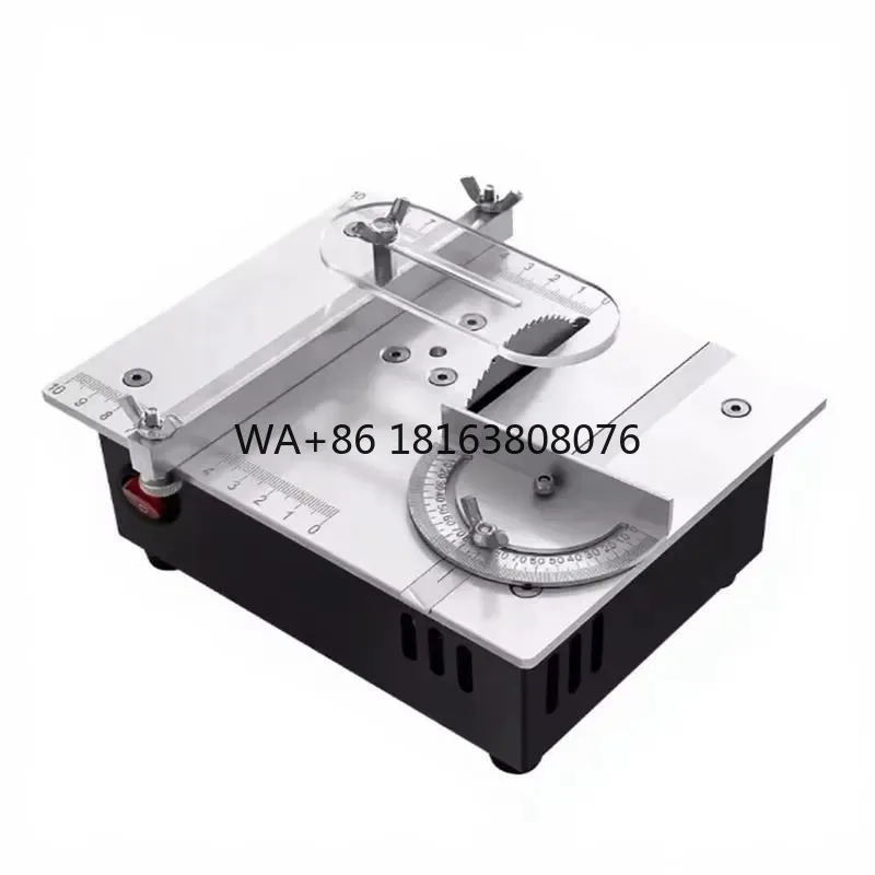 High Precision Mini Desktop Woodworking Table Saw Multifunctional Electric Cutting Saw for DIY Woodworking