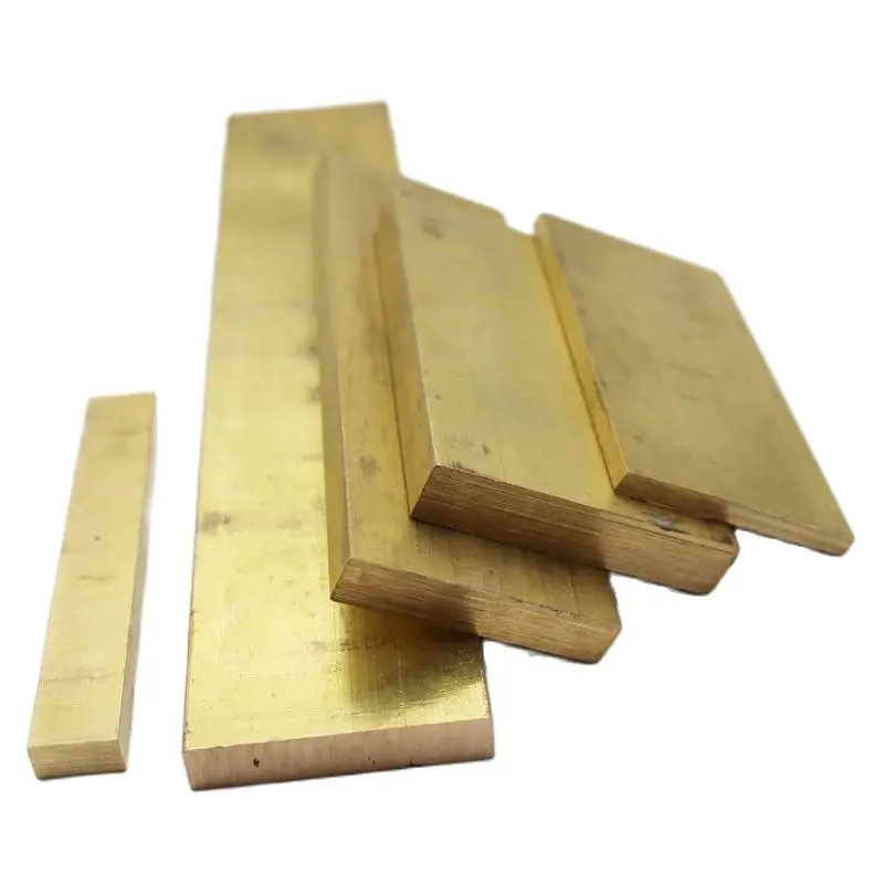 Brass Flat Bar Sheet Plate Solid CNC Block Machining Mill Metal 0.5mm 0.8mm 1mm 3mm 4mm 5mm 6mm 8mm