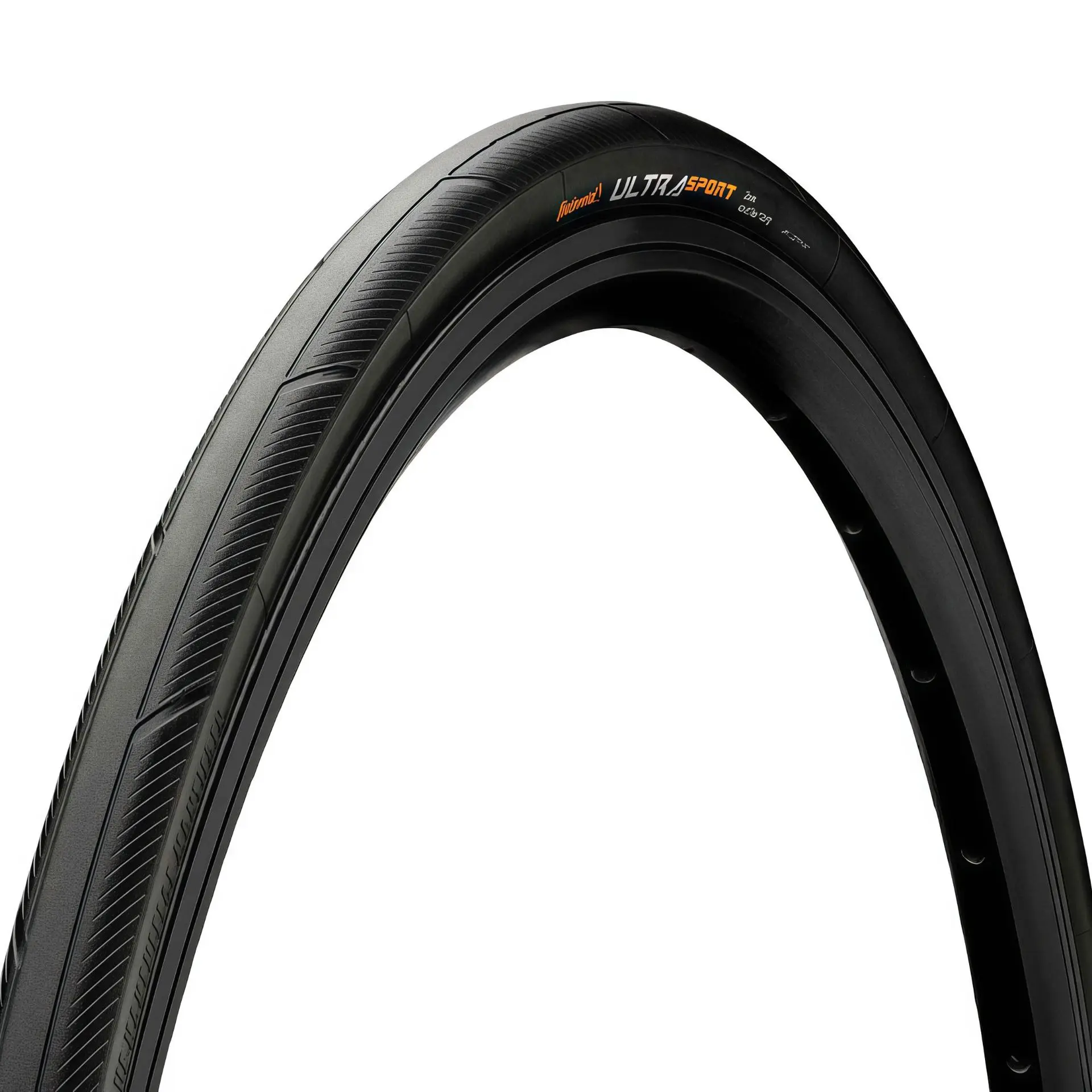 2 Stück Continental Ultra Sport III 700x23/25/28c Schwarzer Faltbarer PureGrip 3 Rennrad-Reifen Faltreifen – Detail 2