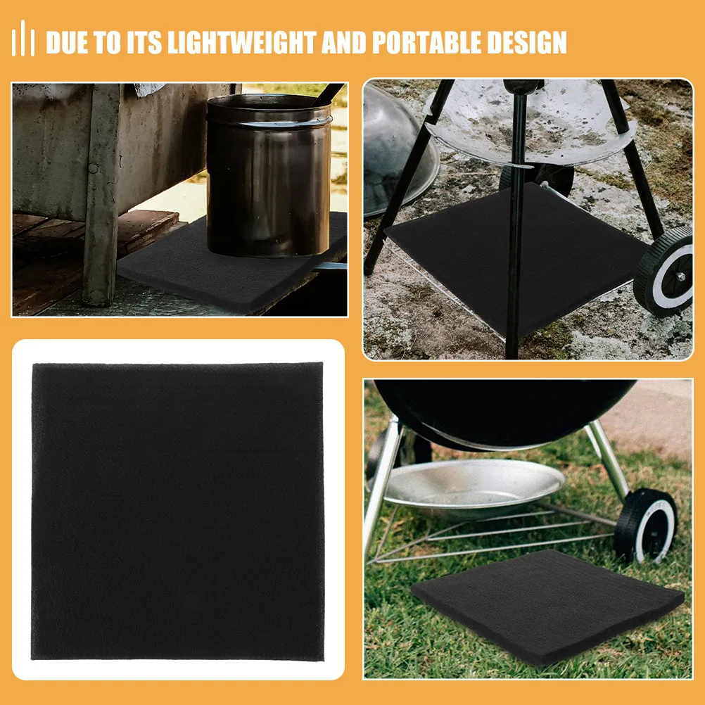Welding Fireproof Blanket Polyester Fire Resistant Mat Soldering Protection Welding Tools Portable Outdoor Use