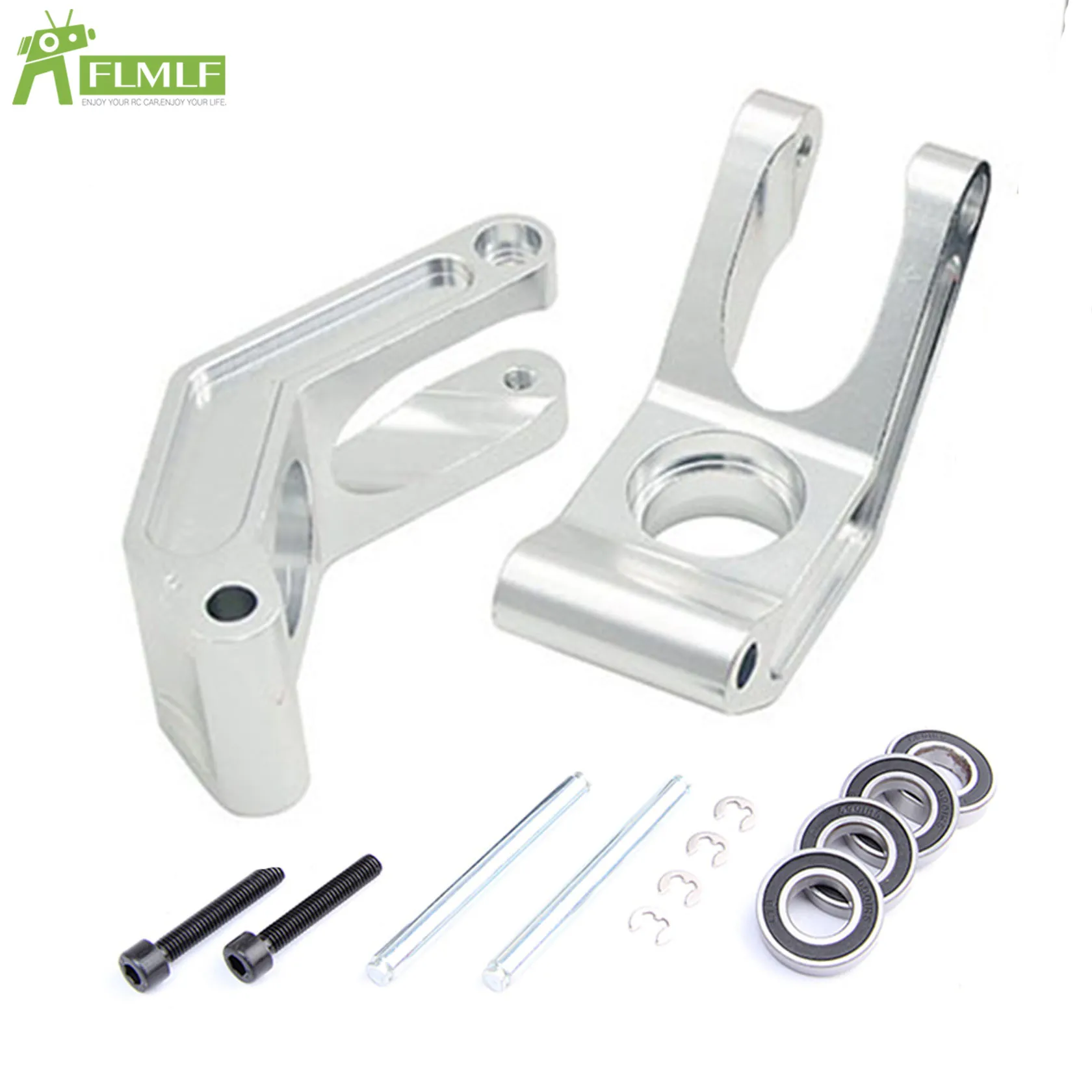 Alloy CNC Rear Wheel Hub Carrier Kit Fit for 1/5 HPI ROFUN BAHA King Motor ROVAN BAJA 5B 5T 5SC Rc Car Toys Games Parts