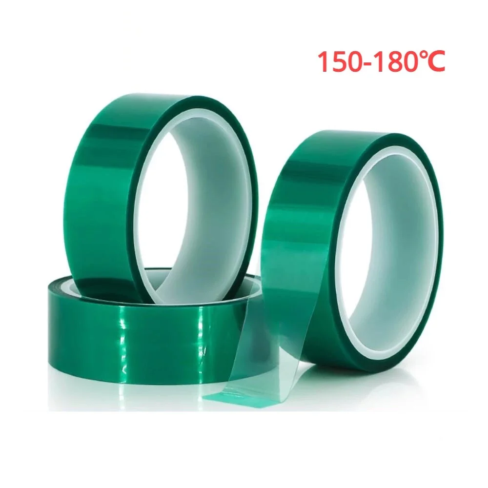 شريط فيلم PET أخضر بدرجة حرارة عالية 33 متر مقاوم للحرارة لحماية عزل درع لحام PCB SMT #1