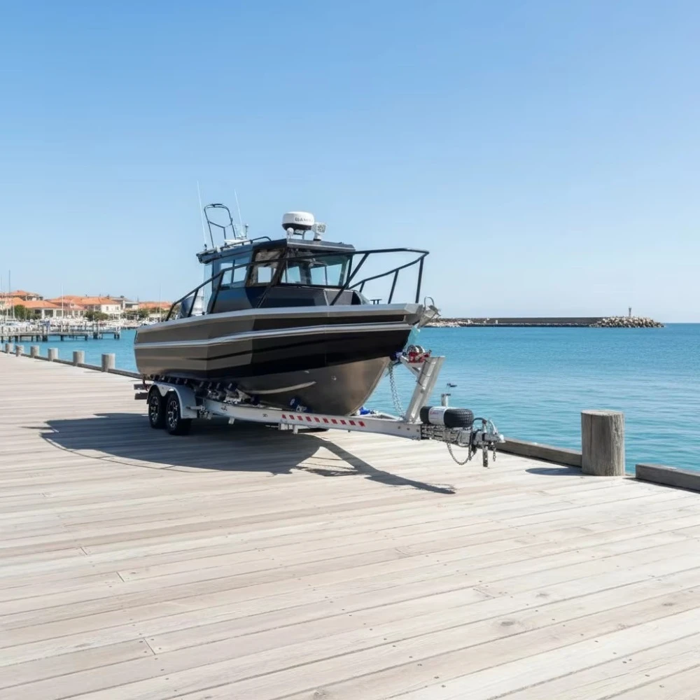 Bote de aluminio Gospel Speed Cuddy Cabin con pasarela y motor para pesca en venta