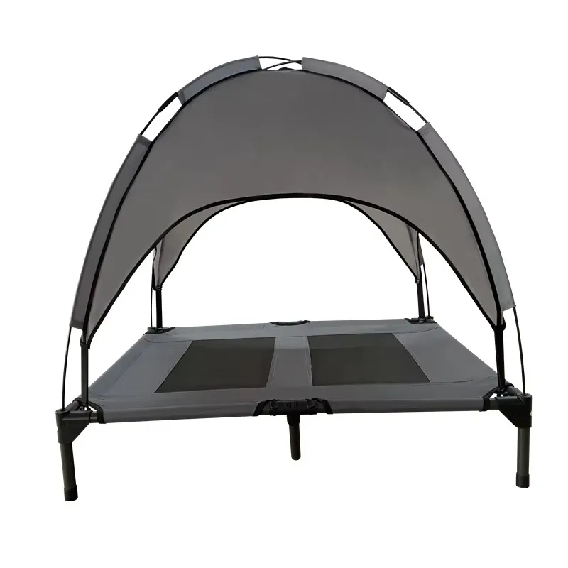 Indoor and outdoor elevated dog beds, luxurious modern rectangular pet cooling beds, detachable