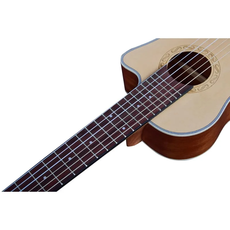 Guitalele Guilele 30 Inches Spruce Cutaway Mini Electric Guitarlele Baritone Acoustic Guitars 6 Strings Ukulele Travel Guitar