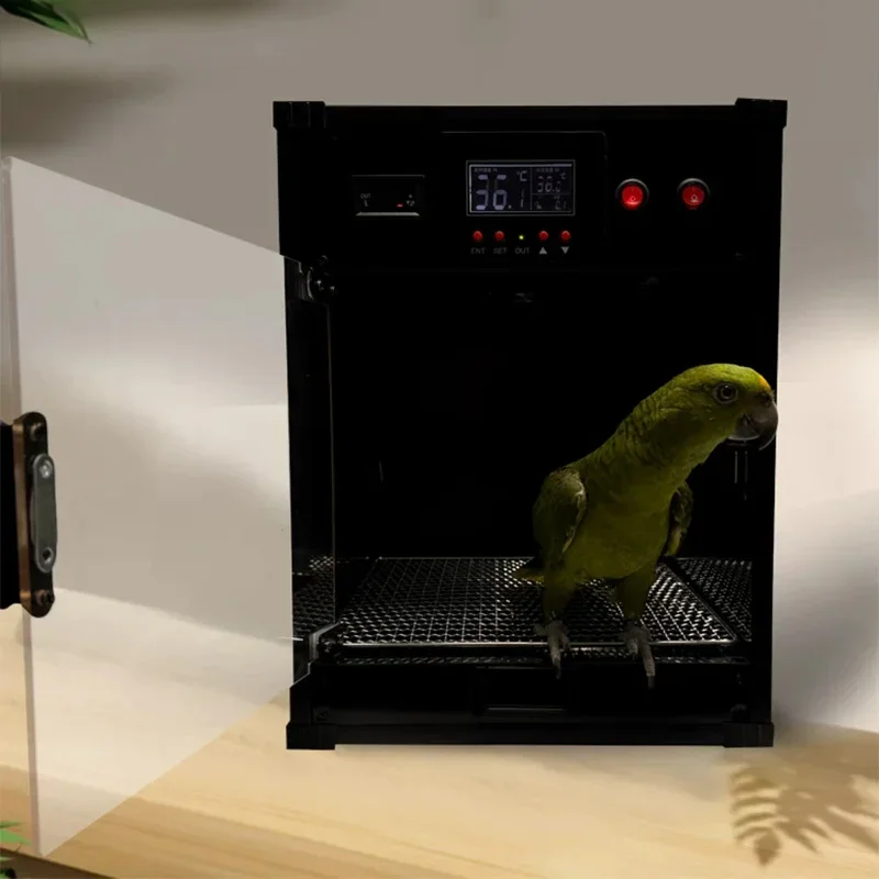 Intelligent Constant Temperature Bird Incubator Parrot Brooder Box Digital Temperature Control Pet Chick Rearing Cage