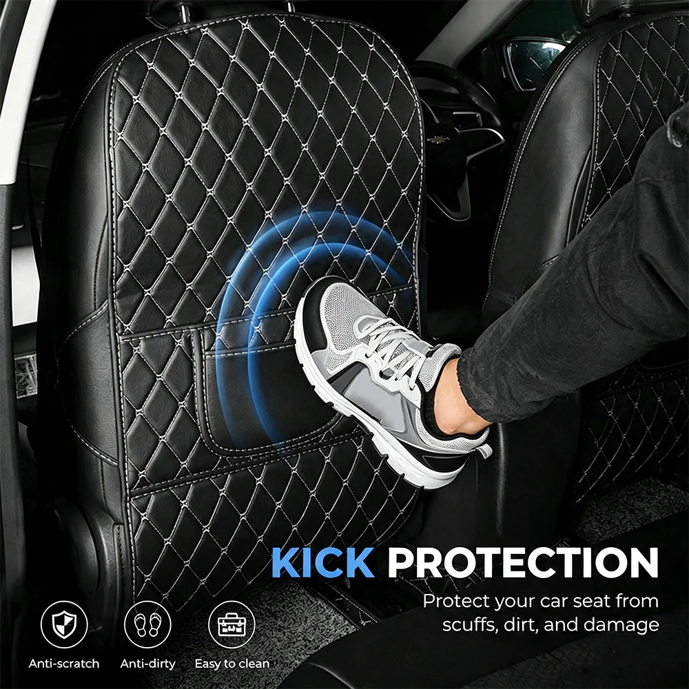 Seat Cover Guard For Seat Leon III Mk3 3 SC 5F5 2013-2020 Backseat Protector Anti-Scratch Rear Seat Protector Auto Interior view 5