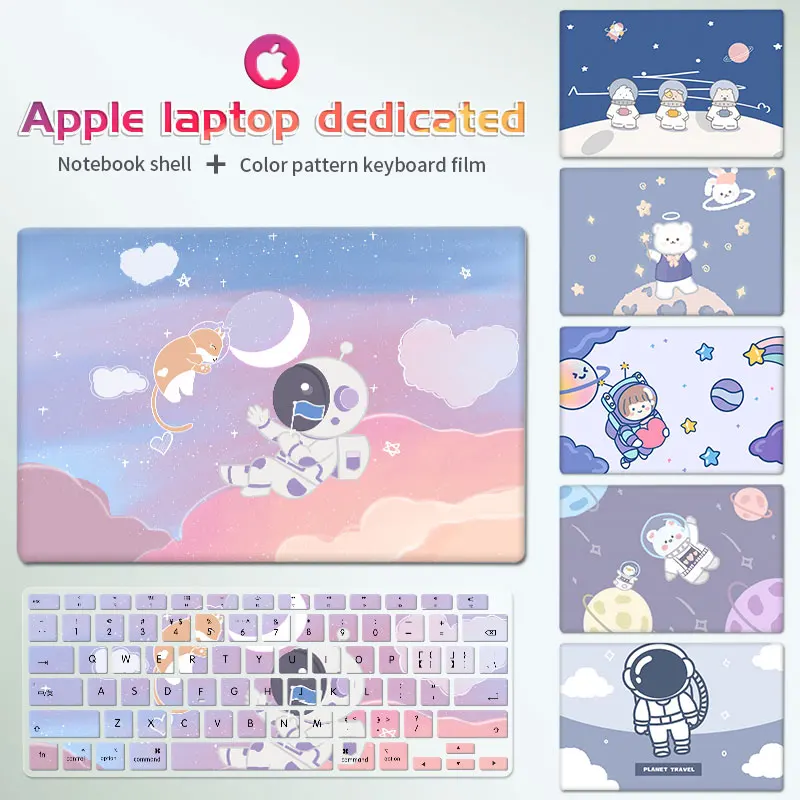 

DIY Laptop Case Keyboard Cover For MacBook Air13 A1466 Case Hard Cover Creative Laptop Sleeve M1 A2338 Air 13 A2442 Case Sleeve