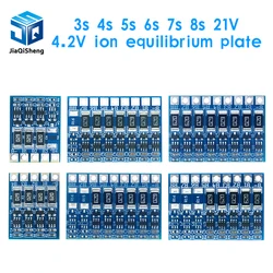 리튬 이온 밸런서 보드, 18650 리튬 이온 밸런싱, 완전 충전 배터리 밸런스 기능 보호 보드, 3S 4S 5S 6S 7S 8S 21V 4.2V