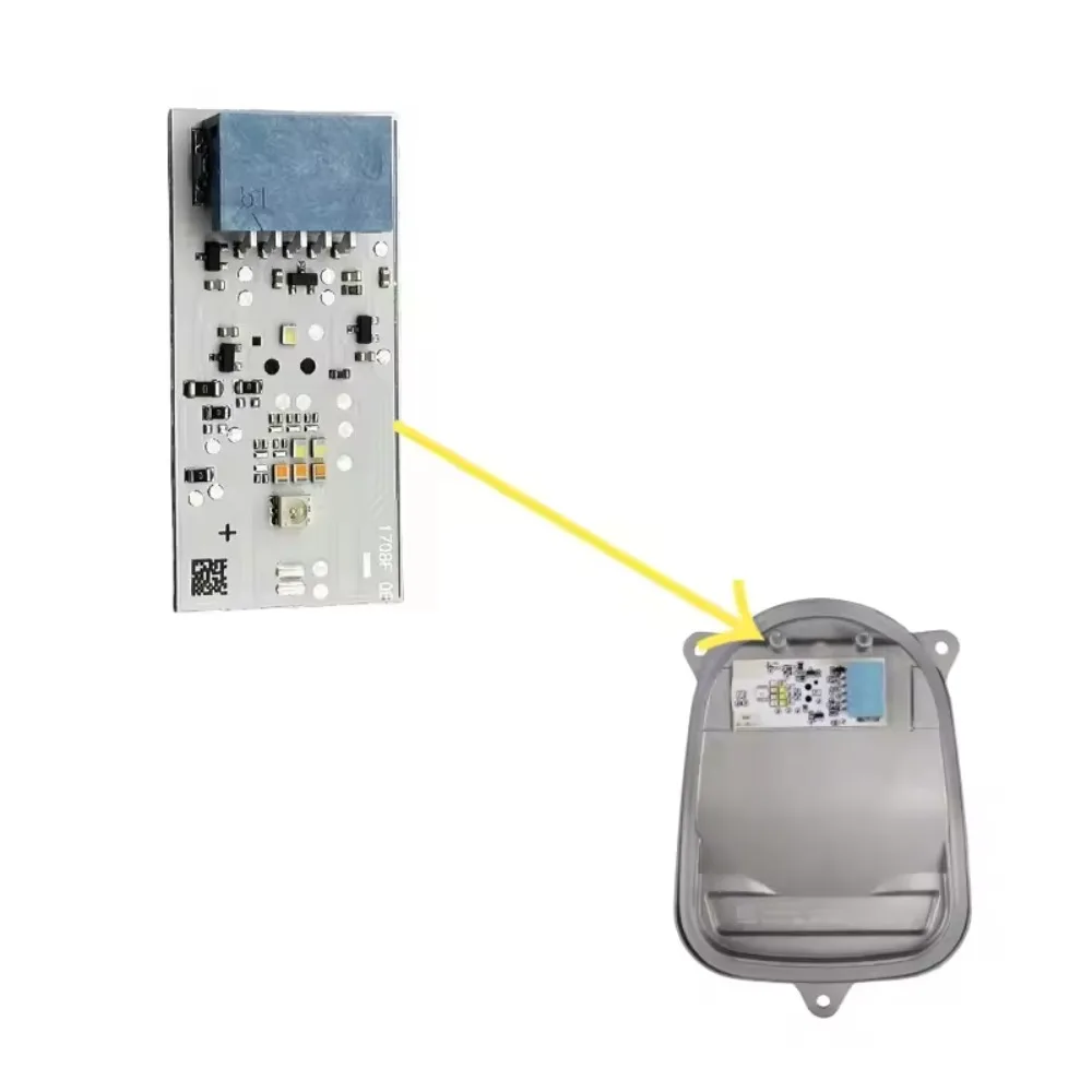 

WHITE DRL LED Daytime Running Light Control, Farol Para Mercedes GLC W253 2015-2018, OE A2539066500 A2539066600 CCCC, Novo