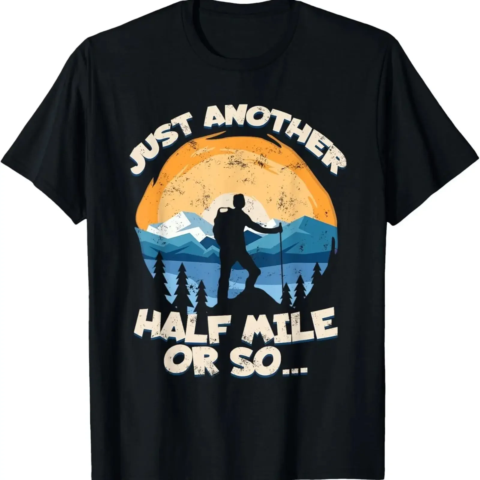 Funny Hiking Backpacker Backpacking s Hikers T Shirt vintage Washed Versatile Slightly Stretched designer clothes Soft