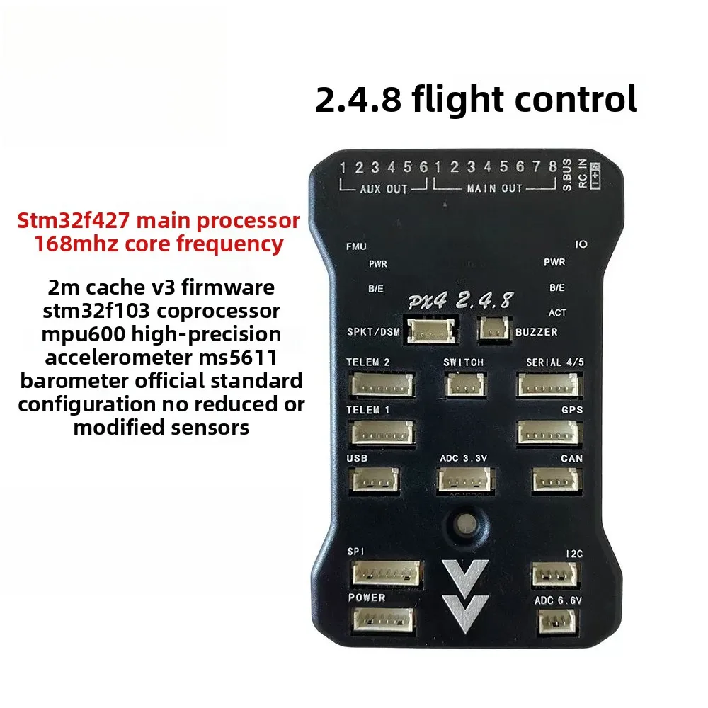 

Open Source Pixhawk 2.4.8 32-Bit Flight Controller PX4/APM – Multi-Rotor/Fixed-Wing/Rover