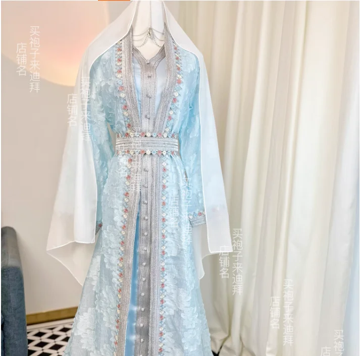 

Women's Dubai Party Dress - Eid al Fitr Elegant Muslim Prayer Dress