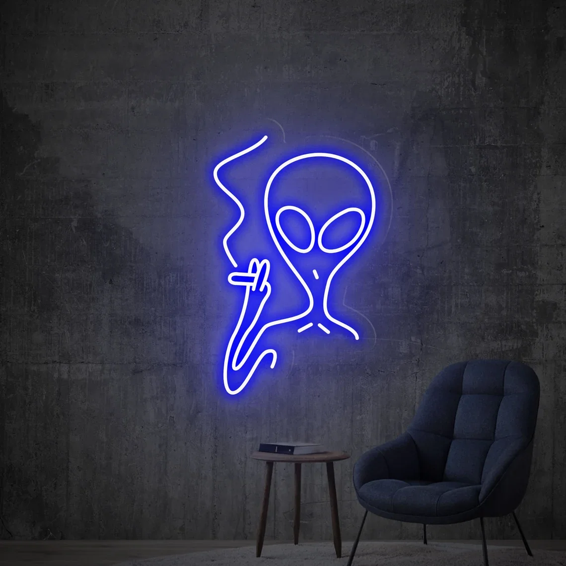 UFO Neon Sign Bedroom Custom Led Sign Room Wall Art Hanging Lights Cool Birthday Gift Teens Living Room Game Room Bedroom Lamp