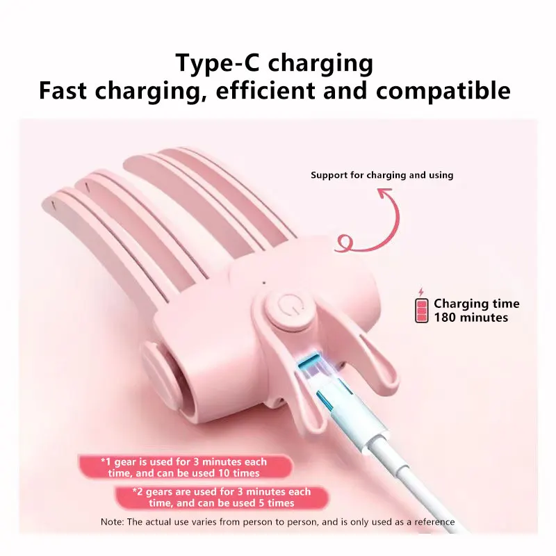 Wireless Heated Volumizing Root Lift Clip Flat Fine Hair Crown Lifting Styling Tool Comb Wireless Heated Hair Roller Portable