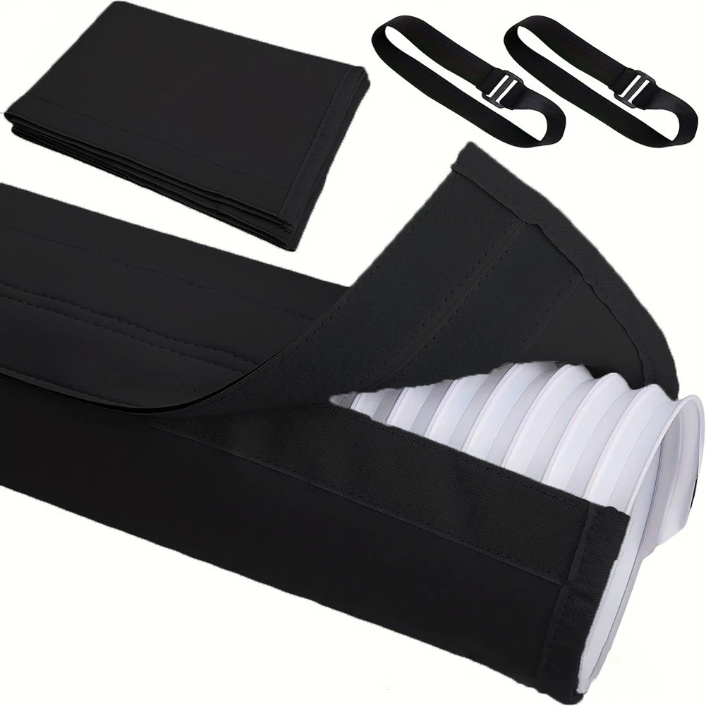 

Энергосберегающая крышка шланга кондиционера 60*20 дюймов, компактная конструкция для хранения, совместимая с различными брендами переменного тока для вытяжных шлангов