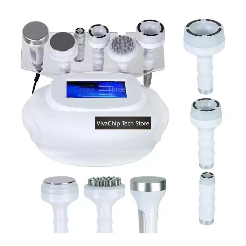 VivaCT80k Ultrasonic 6-in-1 Body Shaper Standing Type Anti-Cellulite Spa Equipment For Weight Loss Vaccum Cavitation Slimming Ma