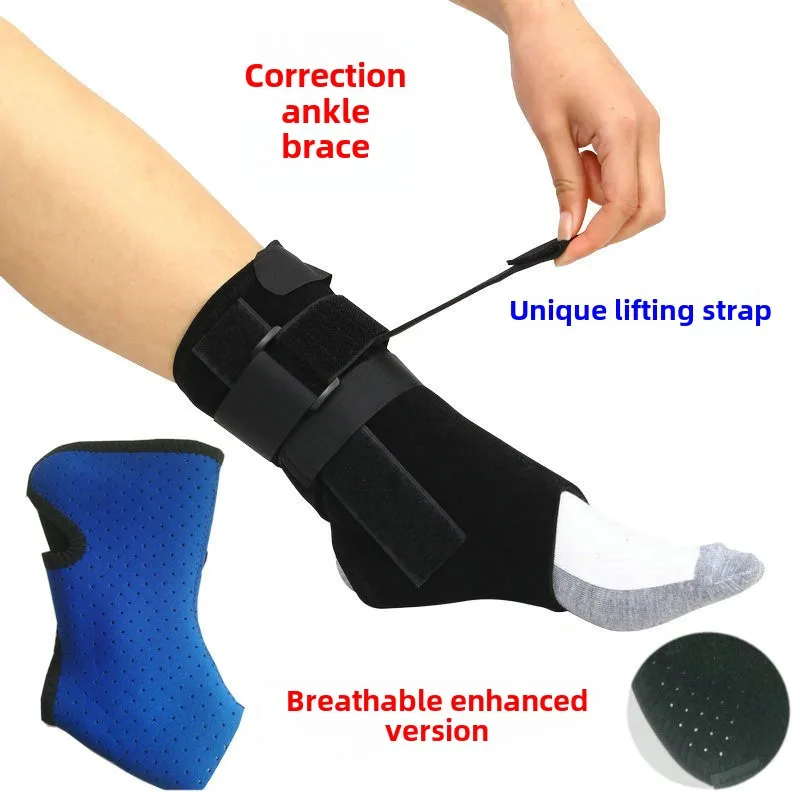 Breathable Ankle Protection Foot Varus Foot Eversion Ankle Correction Shoe Foot Sagging Hemiplegia Orthosis Support Ankle Brace