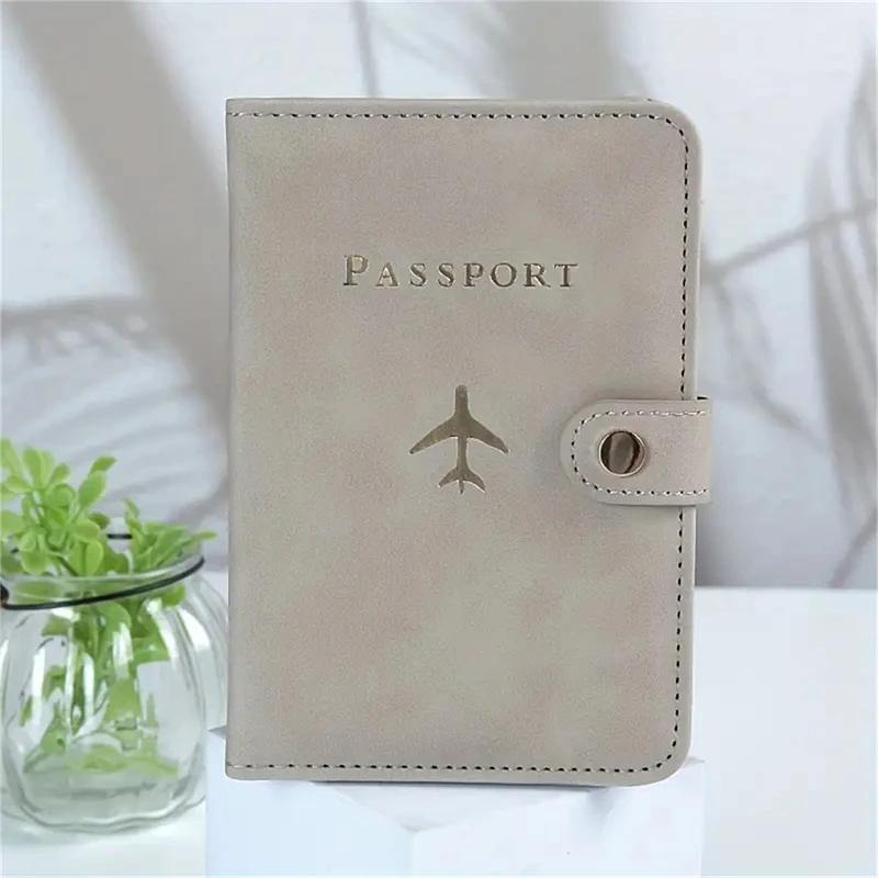 Travel Passport Cover Women Men Passport Credit Card Holder Case PU Leather Business Card Passport Wallet Travel Purse