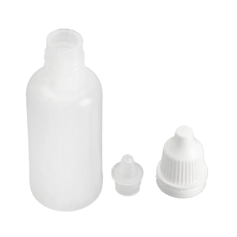 250Pcs Empty Plastic Squeezable Dropper Bottles (20Ml)