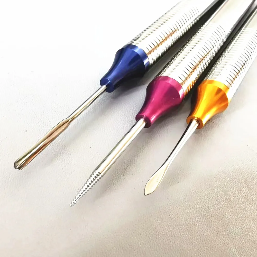 Dental Broken Root Drill Remnant Extractor Dental Dental Extractor Apical Root Fragments Drill Titanium Tip Flexible