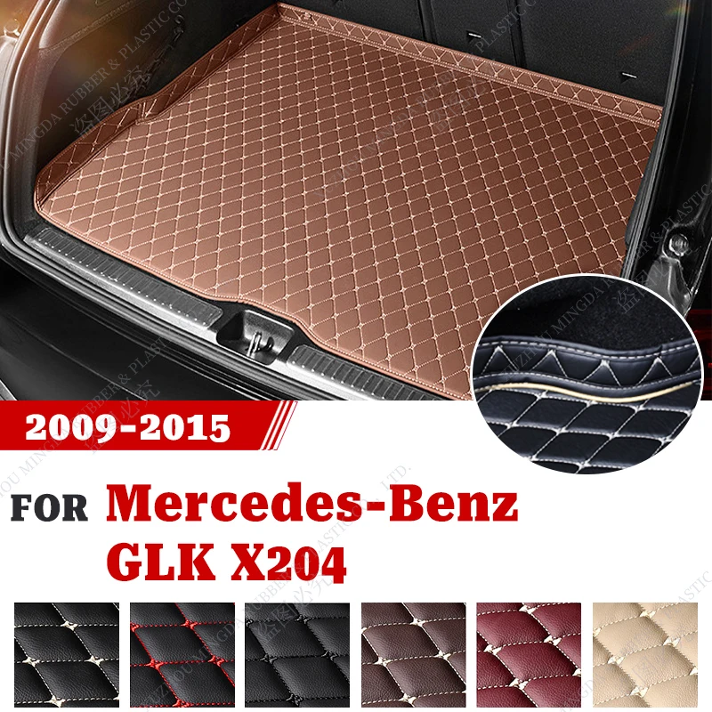 Car Trunk Mat For Mercedes-Benz GLK Class X204 2009 2010 2011 2012 2013 2014 2015 Cargo Liner Carpet Interior Accessories Cover