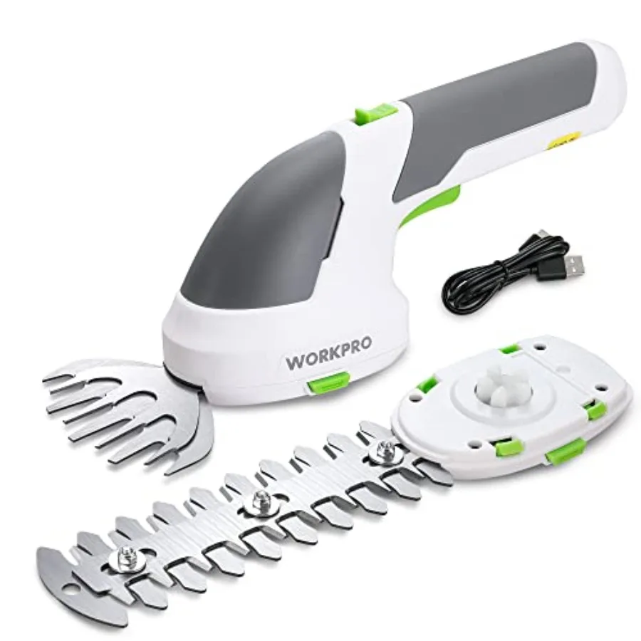 

Аккумуляторные ножницы для травы и кустарников - 2-в-1 ручной электрический триммер 7.2В для живой изгороди и травы