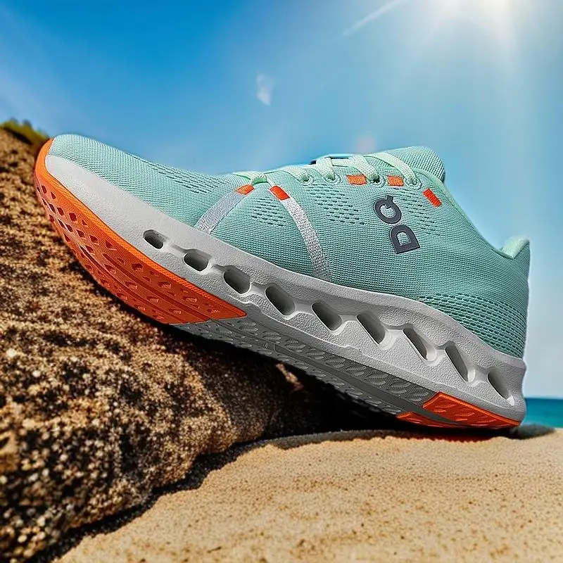 

Summer trendy hot selling mesh breathable and fashionable cushioning running shoes