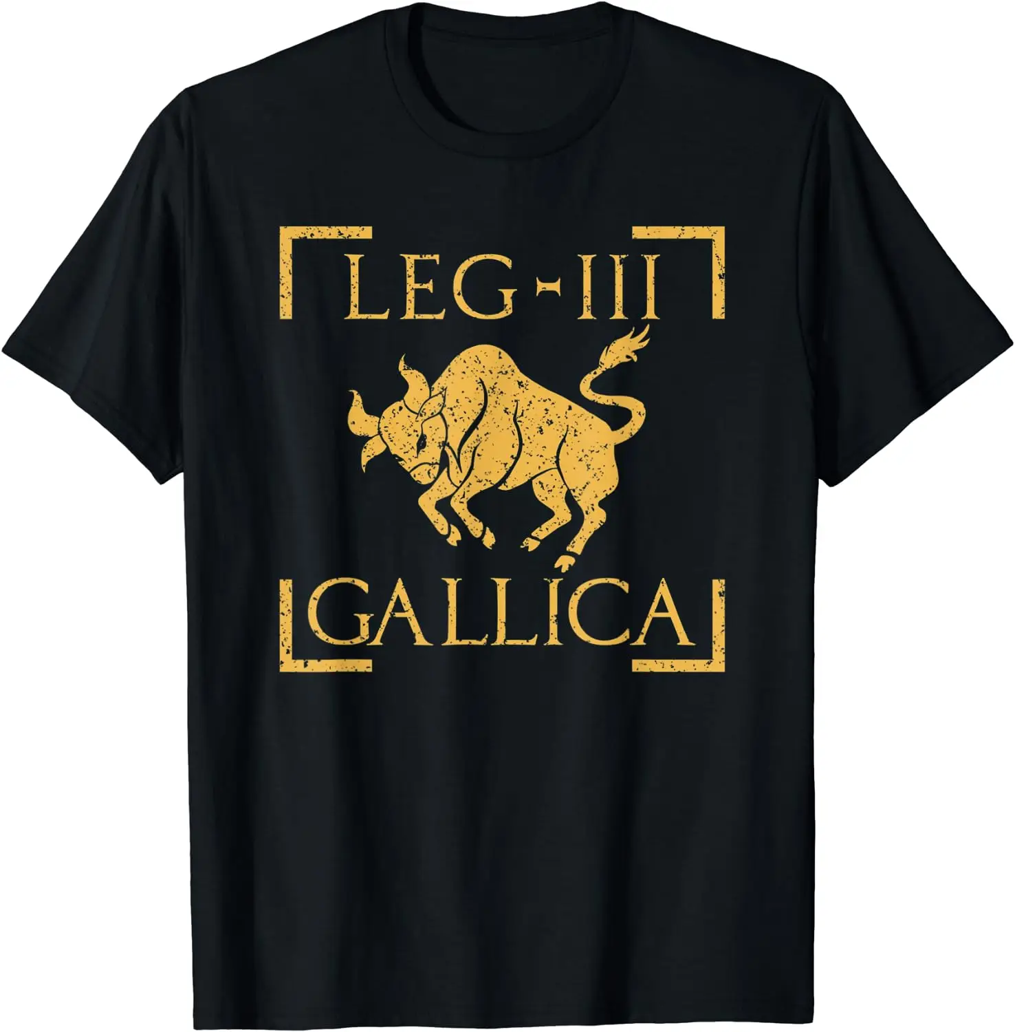 Legio III Gallica Taurus Bull Emblem Roman Legion T-Shirt Short Sleeve Casual Cotton O-Neck Summer Men Shirts