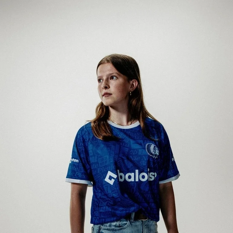 26-2027 Belgien KAA Gent Fußballtrikot, schnelltrocknend, atmungsaktiv, bedruckt, Unisex, Y2K-Fußballshirt, Heim- und Auswärtstrikot, Sonderedition, Uniform – Detail 7